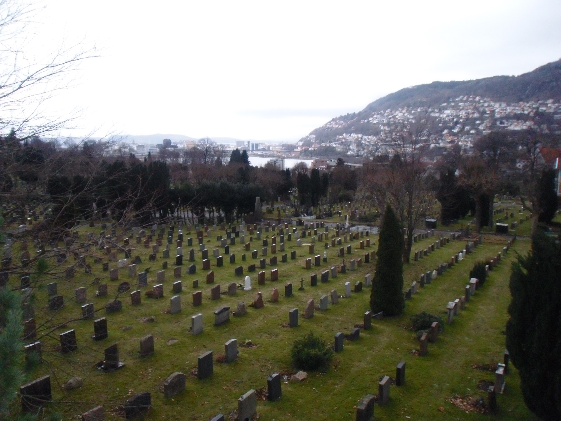 Møllendal gravplass i Bergen fotografert i 2009